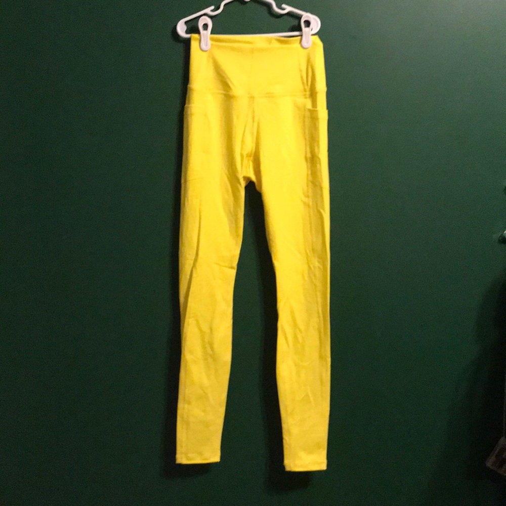 Lemon Yellow Yoga Pants